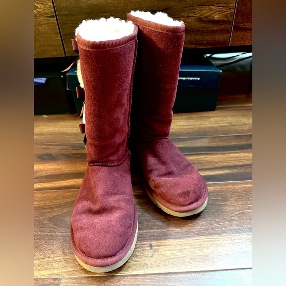 KOOLABURRA By UGG Burgundy Winter Boots Size 7 - Picture 1 of 14